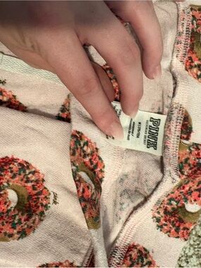 PINK Victoria's Secret Rare Donut Print Pajama SET